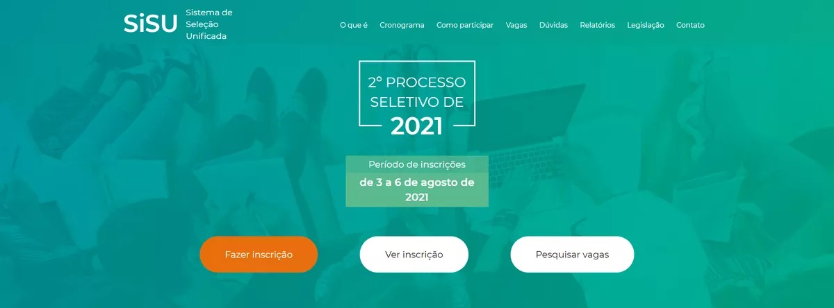 Inscrições para o 2º processo seletivo de 2022 do Sisu terminam hoje