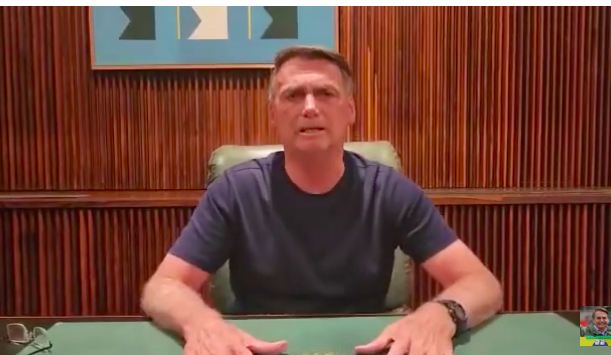 Em vídeo Bolsonaro pede fim de bloqueios Desobstruam as rodovias