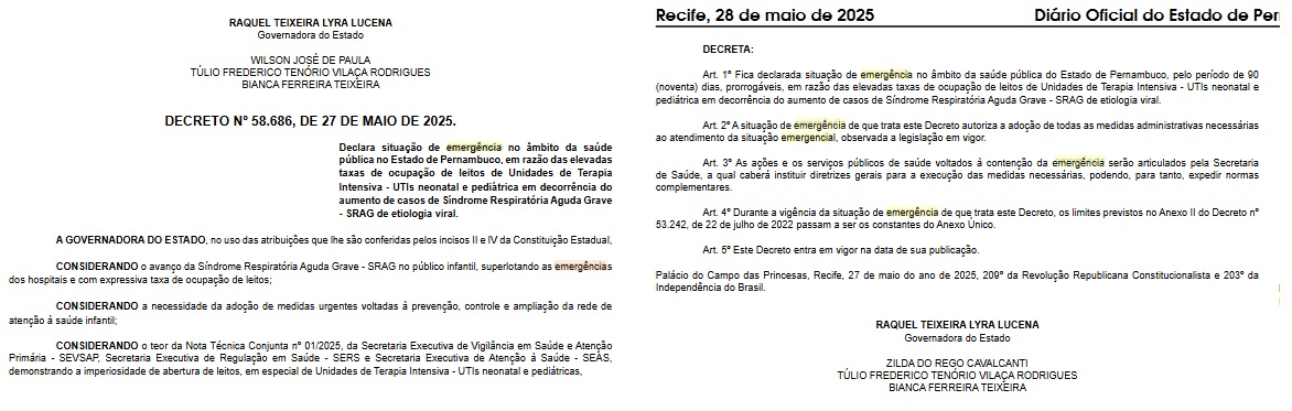 Reprodução/Diário Oficial