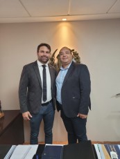 Edy Slovik se reúne com deputado Gustavo Gouveia e reafirma apoio ao grupo Gouveia 