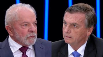 Lula e Bolsonaro se enfrentam em debate na noite deste domingo (16)