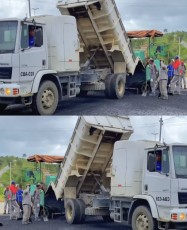 Prefeito Marcone Santos inicia obras em avenidas de São Vicente Ferrér