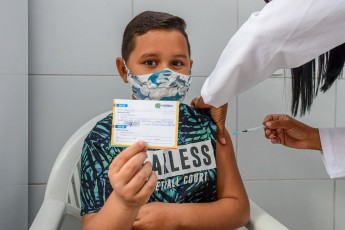 Camaragibe inicia vacinação de crianças em escolas da rede municipal nesta terça (1º)