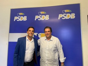 Em visita ao PSDB, prefeito de São Joaquim do Monte discute estratégias para a reeleição