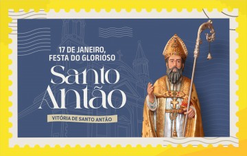 Selo comemorativo é lançando em parceria entre os Correios e a Prefeitura de Vitória de Santo Antão