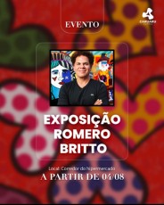 Caruaru Shopping sedia Exposição Romero Britto