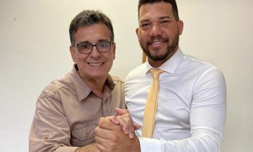 Abimael Santos recebe a visita do deputado federal Coronel Meira
