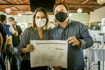 Raquel Lyra filia vice-prefeito de Paranatama Claudeilson Oliveira