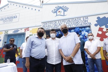 Eduardo da Fonte, Paquinha e Antônio Moraes inauguram Casa Azul para pessoas com autismo em Macaparana
