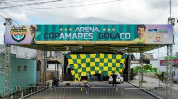 Inaugura em Palmares arena para assistir jogos da seleção brasileira na Copa do Mundo