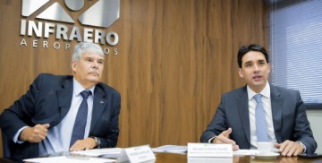Ministro Silvio Costa Filho discute investimentos com a Infraero
