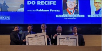 Câmara do Recife concede Títulos de Cidadão a dois juristas de destaque no Nordeste