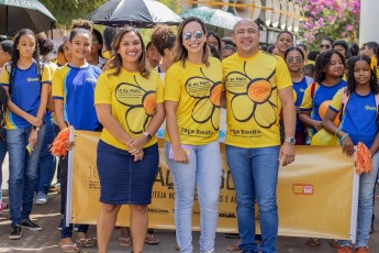 Jogli Uchoa participa da Caminhada “Faça Bonito” para conscientização no combate à exploração sexual de crianças e adolescentes