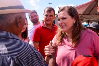 Marília Arraes apresenta novas propostas em visita a Aliança e Goiana, na Zona da Mata Norte