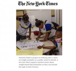 The New York Times destaca política contra gordofobia do Recife