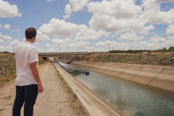 Pedro Campos acompanha as ações para tornar a água um vetor de desenvolvimento da região