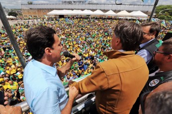 Anderson: “Presidente Bolsonaro, é um orgulho poder estar ao seu lado”