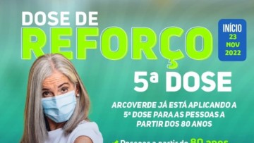 Público a partir de 80 anos recebe quinta dose da vacina contra a Covid-19 em Arcoverde