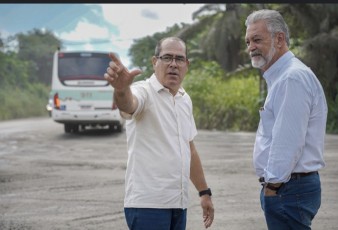 Prefeito Mano e secretário Evandro Avelar anunciam aceleração da obra na PE-17, no Jaboatão