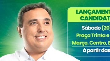 Tiago Pontes lançará candidatura amanhã (20) em Barreiros 