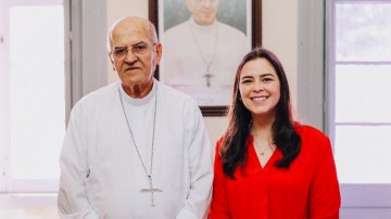 Arcebispo de Olinda e Recife recebe visita de Maria Arraes