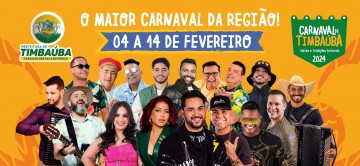 Marinaldo Rosendo lança programação do Carnaval de Timbaúba 2024