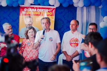 Danilo reforça campanha em Araripina ao lado de Tião do Gesso e seu grupo