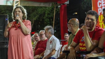 Teresa afirma que chapa com PT, PSB e PCdoB representa mais Lula do que a com SD, Avante e PSD