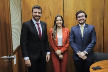 Lula da Fonte se reúne com jovens deputados eleitos do PP em Brasília 