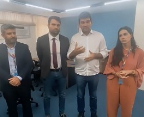 Prefeito Marcelo Gouveia e Deputado Gustavo Gouveia tentam solução para melhorias das estradas de Rosarinho e Desterro