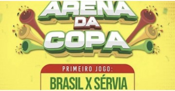 Prefeitura de Serra Talhada monta Arena da Copa para jogos do Brasil