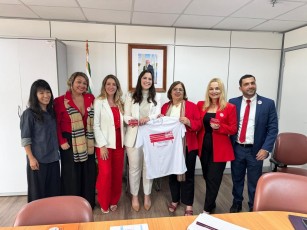 Cida Gonçalves recebe diretoria do Instituto Banco Vermelho em agenda para a promoção de iniciativas de combate ao feminicídio