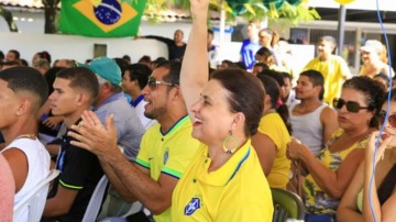 Prefeitura de Igarassu instala telões para transmitir jogos da Seleção Brasileira na Copa