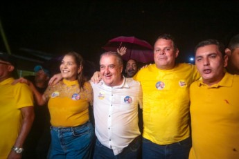 Augusto Coutinho recebe apoio de Isabel e France Hacker em Rio Formoso