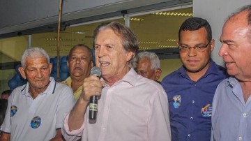Bivar e Neco inauguram Diretório do União Brasil lado a lado em Jaboatão