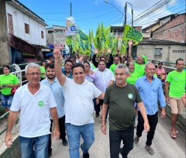 Tiago Pontes realiza grande caminhada em Barreiros