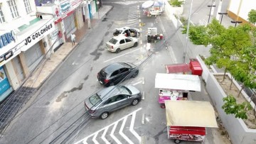 Mudança nas vagas de estacionamento ao lado da Igreja da Conceição em Caruaru