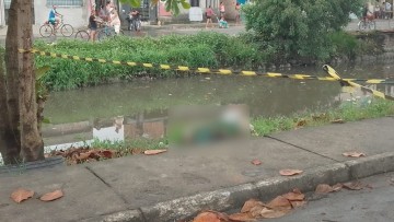 Corpo de homem é encontrado boiando dentro de canal em Jaboatão dos Guararapes