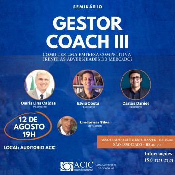 Acic promove seminário sobre importância do coaching nas empresas