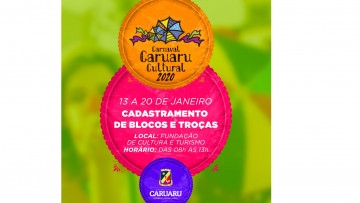 Prefeitura de Caruaru abre cadastramento de blocos e troças no dia 13 de janeiro