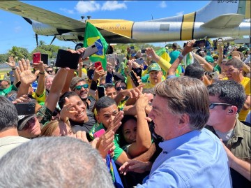 Bolsonaro chega a Recife e faz 1ª agenda no Nordeste