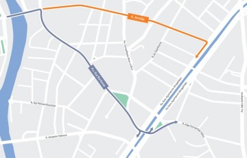Pista Central da Avenida Agamenon Magalhães terá novo acesso pela Rua Amélia