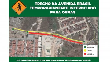 Prefeitura de Caruaru inicia reparos na Avenida Brasil