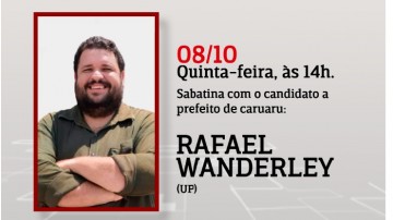 Panorama CBN: Entrevista com o candidato a Prefeito de Caruaru Rafael Wanderley (UP)