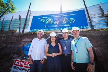 Em Caruaru, governadora Raquel Lyra vistoria instalação de túnel da Adutora do Agreste e a obra do Parque Janelas para o Rio