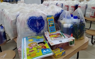 LBV prepara entrega de kits pedagógicos e  outros utensílios para estudantes do Recife