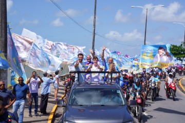 No Dia Independência, Miguel Coelho mobiliza motociata em Olinda