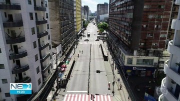 Obras na Avenida Conde da Boa Vista estão adiantadas em dois meses