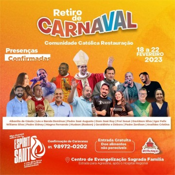Para quem vai passar o carnaval em Caruaru os retiros religiosos são uma opção