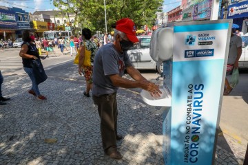 Jaboatão disponibiliza pias itinerantes para higienização e combate ao novo coronavírus